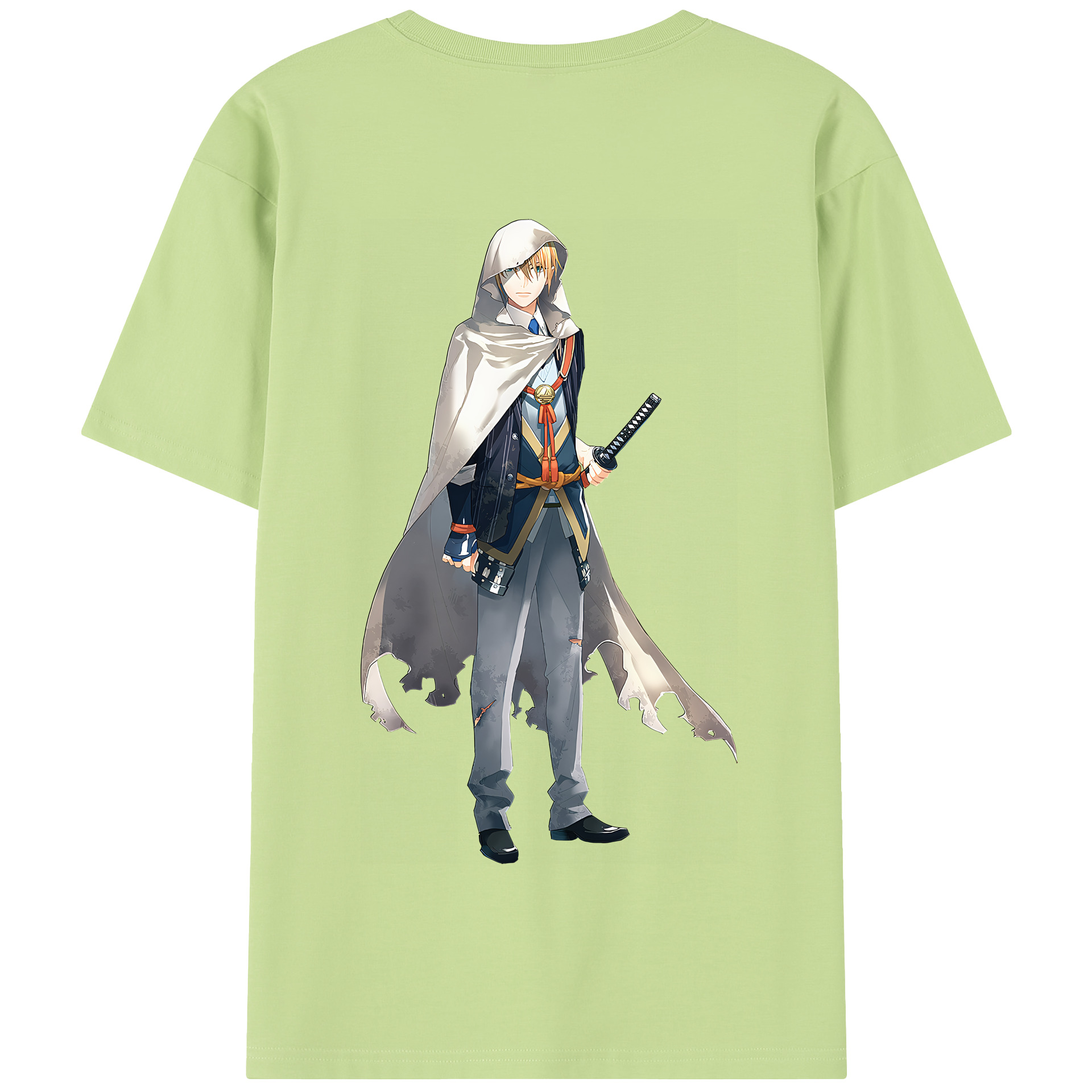 （画像用） 刀剣乱舞 Touken Ranbu 綿100％半袖Tシャツ（背面プリント）